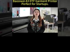 Baosiwei A3 DTF kledingprinter perfect voor startups.