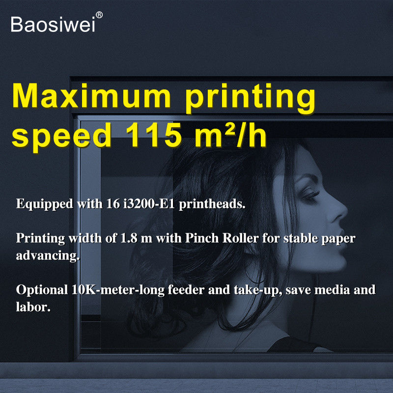 Grote inkjetprinter van 1,9 m 16pc I3200 8-kleur