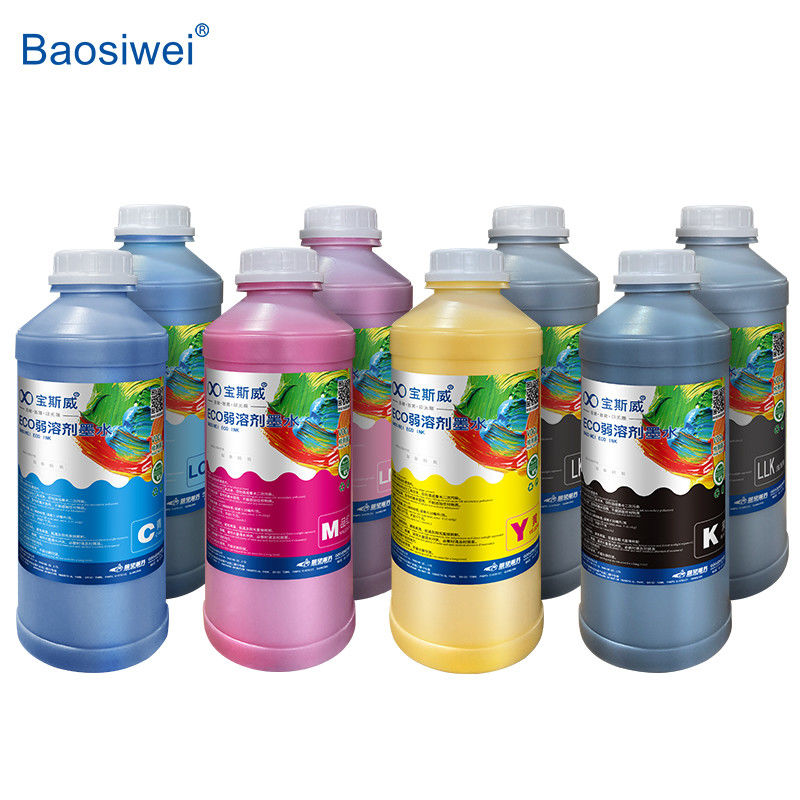Baosiwei Eco Solvent Ink geschikt voor verschillende printkoppen / 8 kleur
