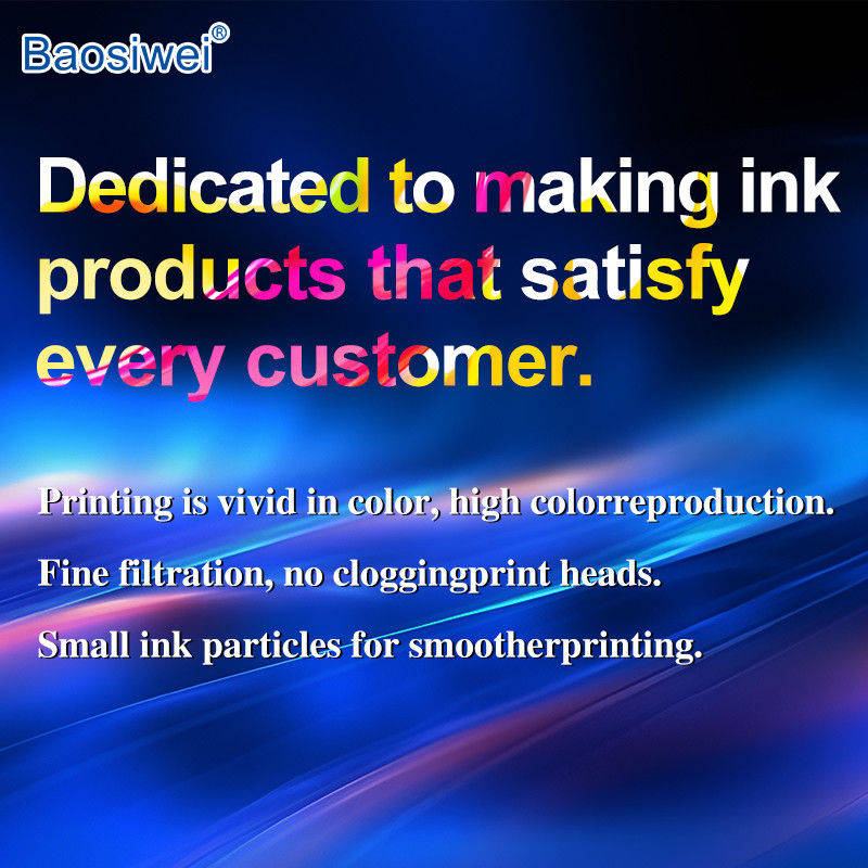 Baosiwei Eco Solvent Ink geschikt voor verschillende printkoppen / 8 kleur